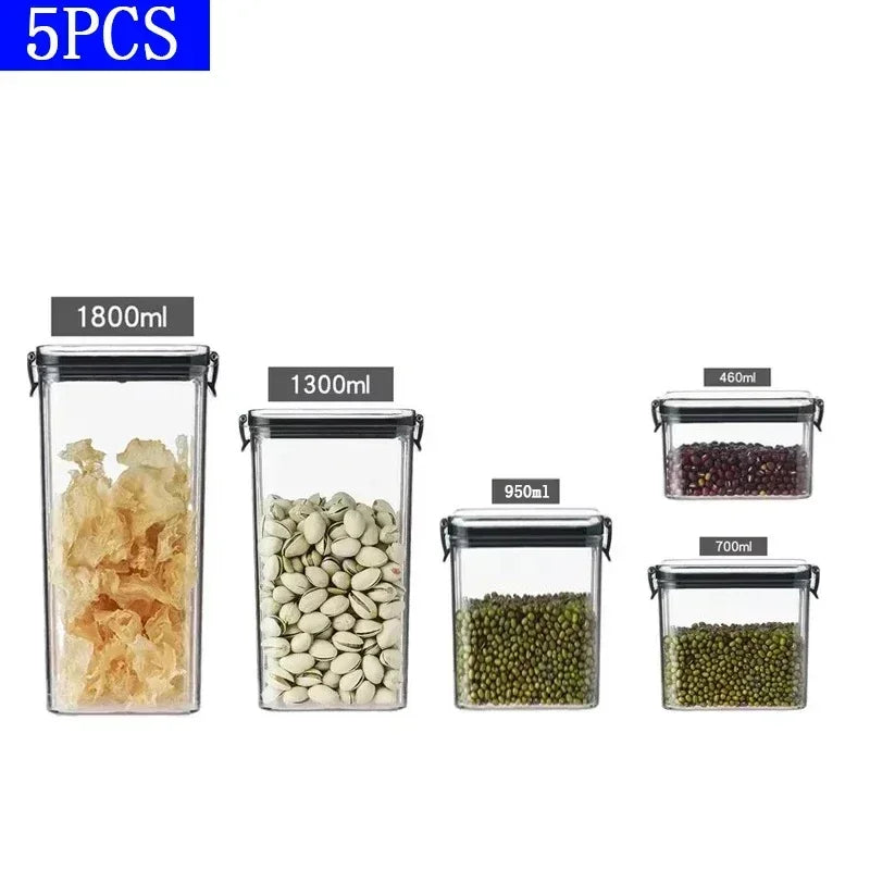 Kitchen Stackable Sealed Jar Food Storage Box