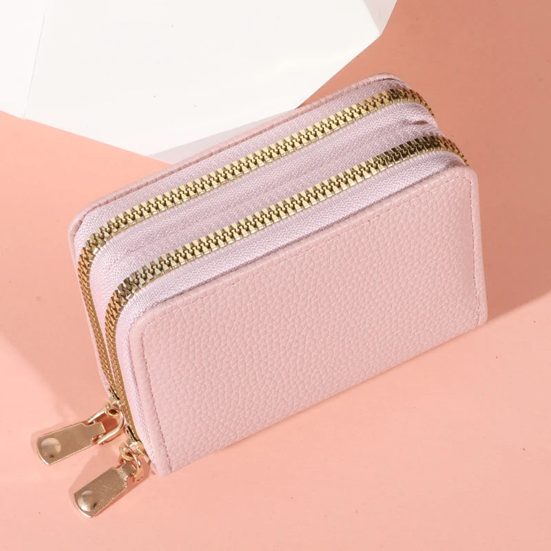 Women Zipper Short Style Purse