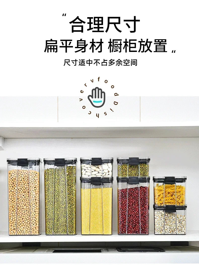 Kitchen Stackable Sealed Jar Food Storage Box