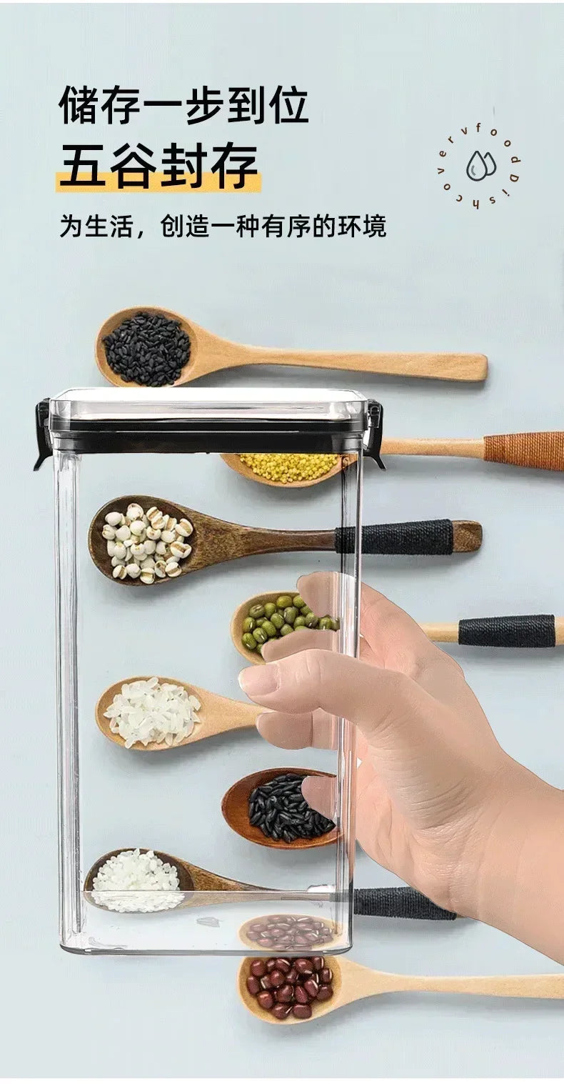 Kitchen Stackable Sealed Jar Food Storage Box
