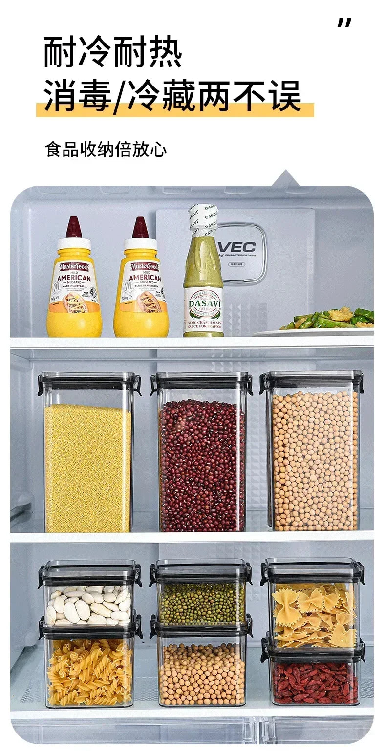 Kitchen Stackable Sealed Jar Food Storage Box