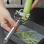 Multifunctional Stainless Steel  Kitchen Peeler Fruit Vegetable Potato Carrot Cucumber Grater Julienne Durable Vegetable Slicer