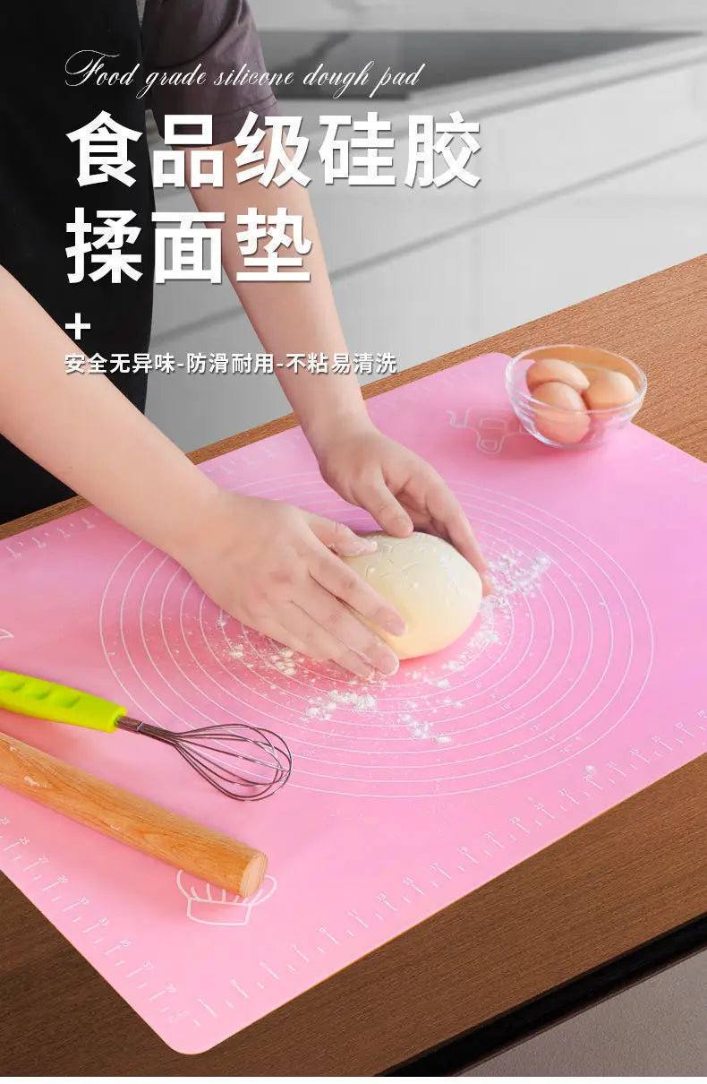 Silicone Baking Mat Pizza Dough Maker Pastry Kitchen Gadgets Cooking Tools Utensils Bakeware Kneading Accessories Lot
