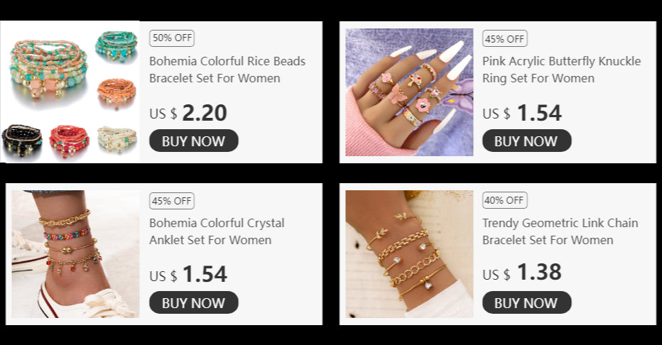 Boho Geometric Bracelet & Bangle Sets For Women Vintage Star Map Hand Heart charm Beads Chains Fashion Jewelry Accessories