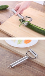 Multifunctional Stainless Steel  Kitchen Peeler Fruit Vegetable Potato Carrot Cucumber Grater Julienne Durable Vegetable Slicer