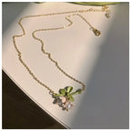 New Design Lily of The Valley Pearl Green Earrings