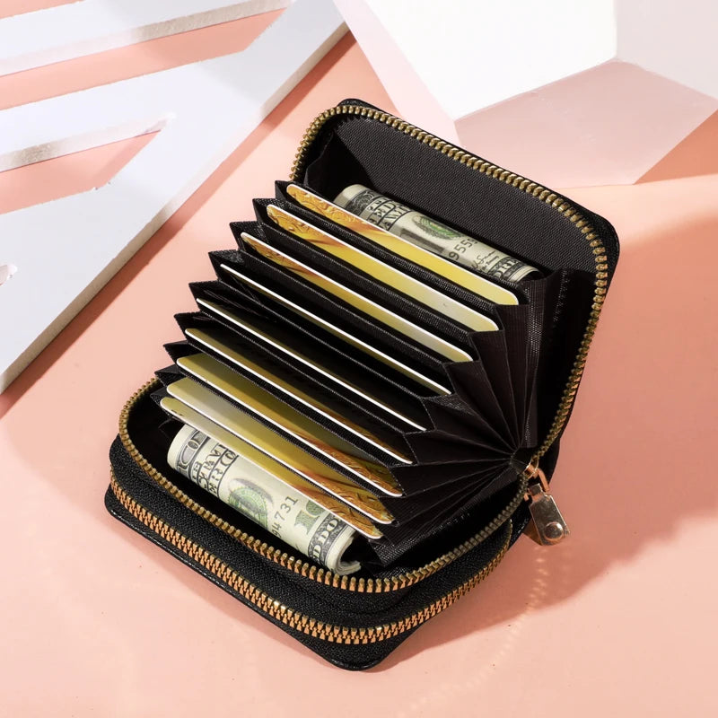 Women Zipper Short Style Purse