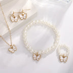 Sweet Jewellery Set Butterfly Pendant