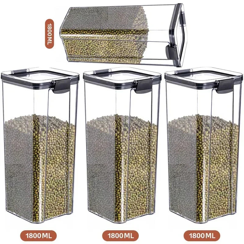 Kitchen Stackable Sealed Jar Food Storage Box