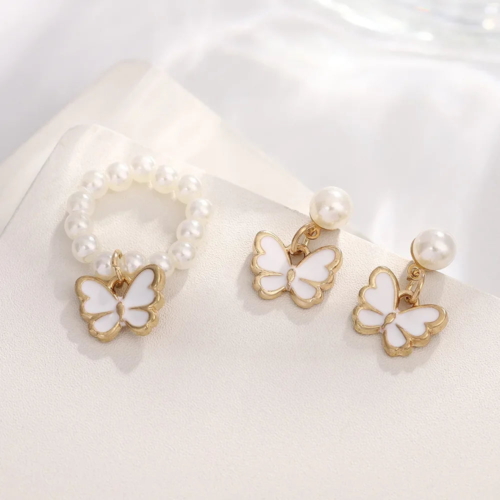 Sweet Jewellery Set Butterfly Pendant