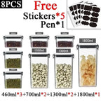 Kitchen Stackable Sealed Jar Food Storage Box