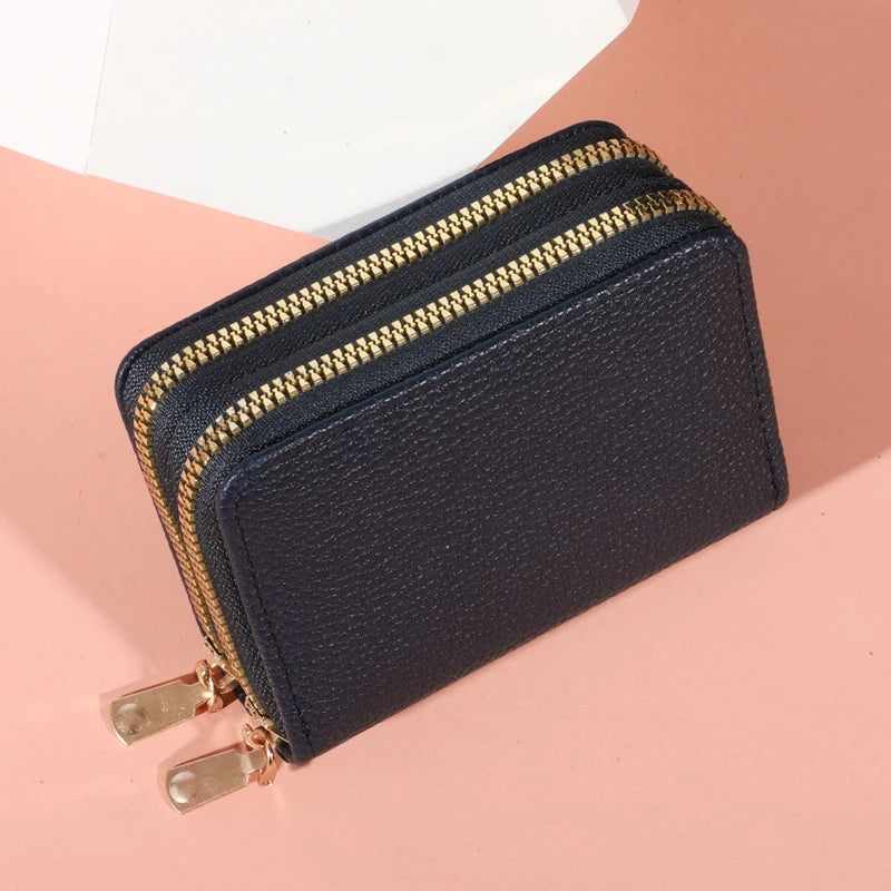 Women Zipper Short Style Purse
