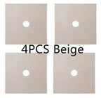 1/4PCS Gas Stove Protector Stovetop Burner Covers Kitchen Accessories Washable Mat  Cover for stove