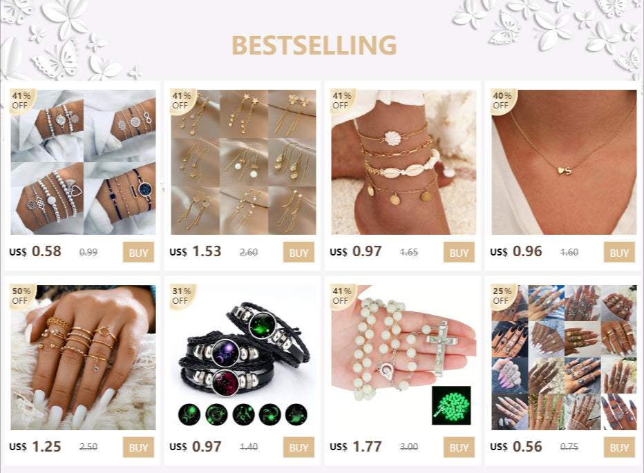 Boho Geometric Bracelet & Bangle Sets For Women Vintage Star Map Hand Heart charm Beads Chains Fashion Jewelry Accessories