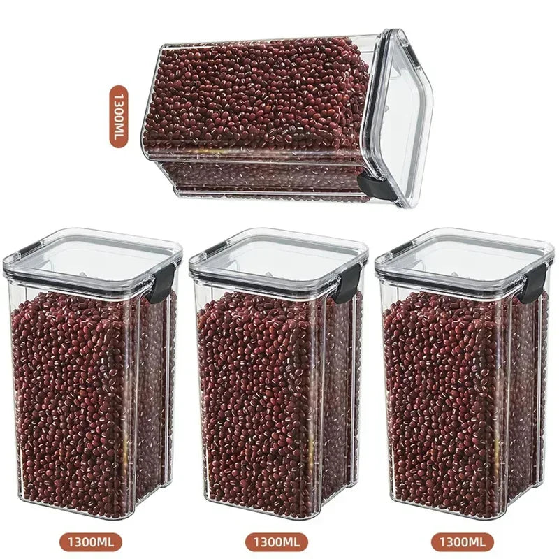 Kitchen Stackable Sealed Jar Food Storage Box