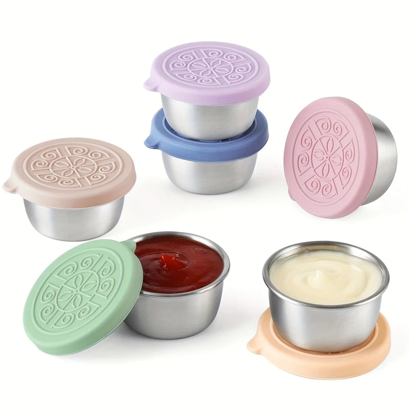 Reusable Leakproof Salad Dressing Containers With Lids