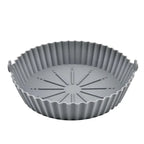 Air Fryer Silicone Liners Pot, Airfryer Basket, Replacement of Flammable Parchment Paper, Reusable Baking Tray Oven Accessories