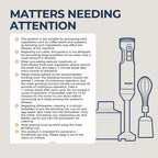 ROUNY 4-in-1 Hand Immersion Blender 1000W