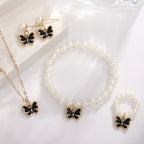 Sweet Jewellery Set Butterfly Pendant