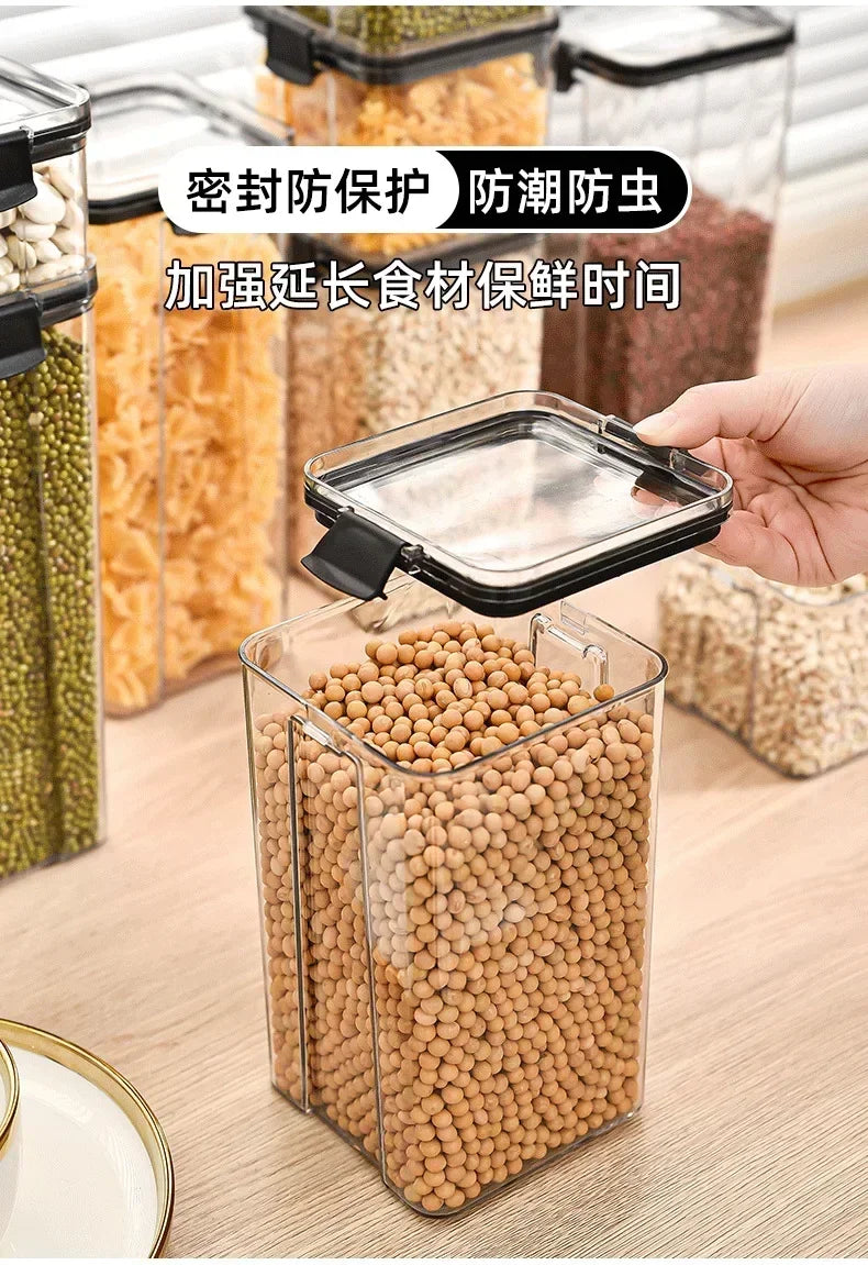 Kitchen Stackable Sealed Jar Food Storage Box