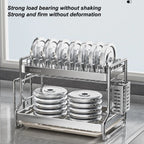 New Dish Drainer Kitchen Storage Organization Stainless Steels Drainer Kitchen Dishes Kitchenware Tableware Drainer Board Rack