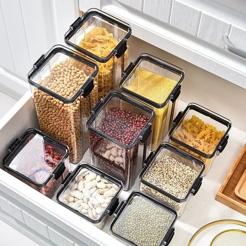 Kitchen Stackable Sealed Jar Food Storage Box
