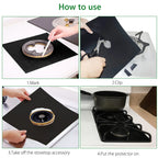 1/4PCS Gas Stove Protector Stovetop Burner Covers Kitchen Accessories Washable Mat  Cover for stove