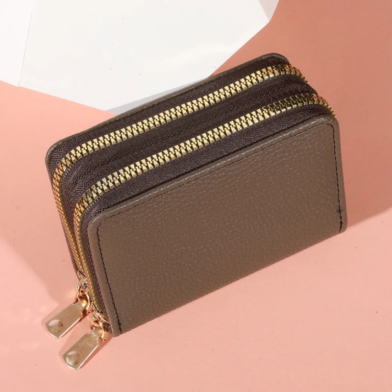 Women Zipper Short Style Purse