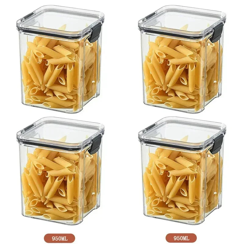 Kitchen Stackable Sealed Jar Food Storage Box