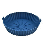 Air Fryer Silicone Liners Pot, Airfryer Basket, Replacement of Flammable Parchment Paper, Reusable Baking Tray Oven Accessories