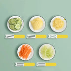 Household Vegetable Cutting Potato Slicer Shredder Multifunctional Fruit  Julienne Slicer Grater with Handle Kitchen Gadgets