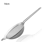 Stainless Steel Sieve Mesh Filter Slotted Spoon Kitchen Essential 3 Pack Fine Food Strainer with Long Handle for Cooking