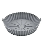 Air Fryer Silicone Liners Pot, Airfryer Basket, Replacement of Flammable Parchment Paper, Reusable Baking Tray Oven Accessories