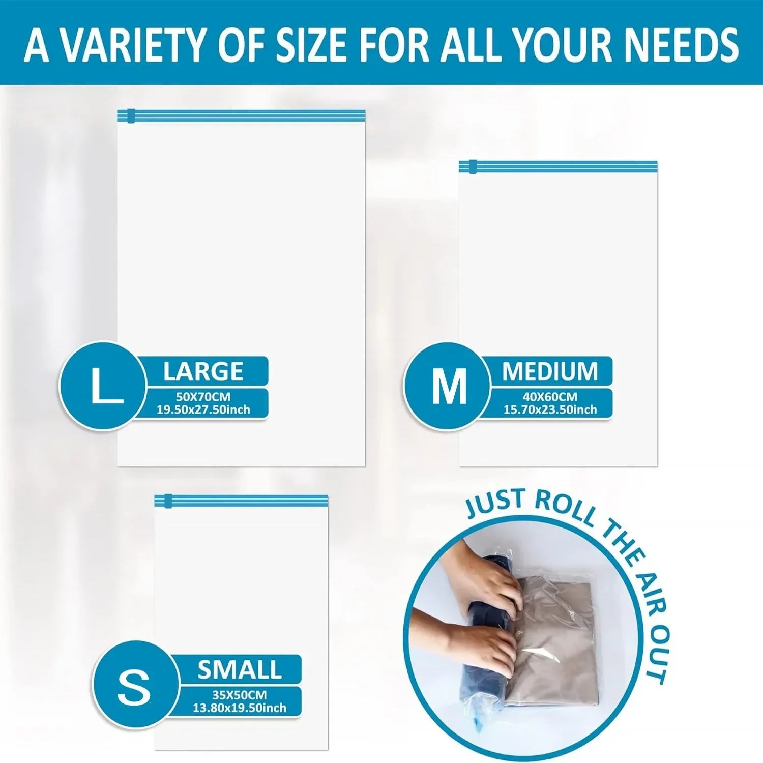 Vacuum Bags for Storing Clothes.
