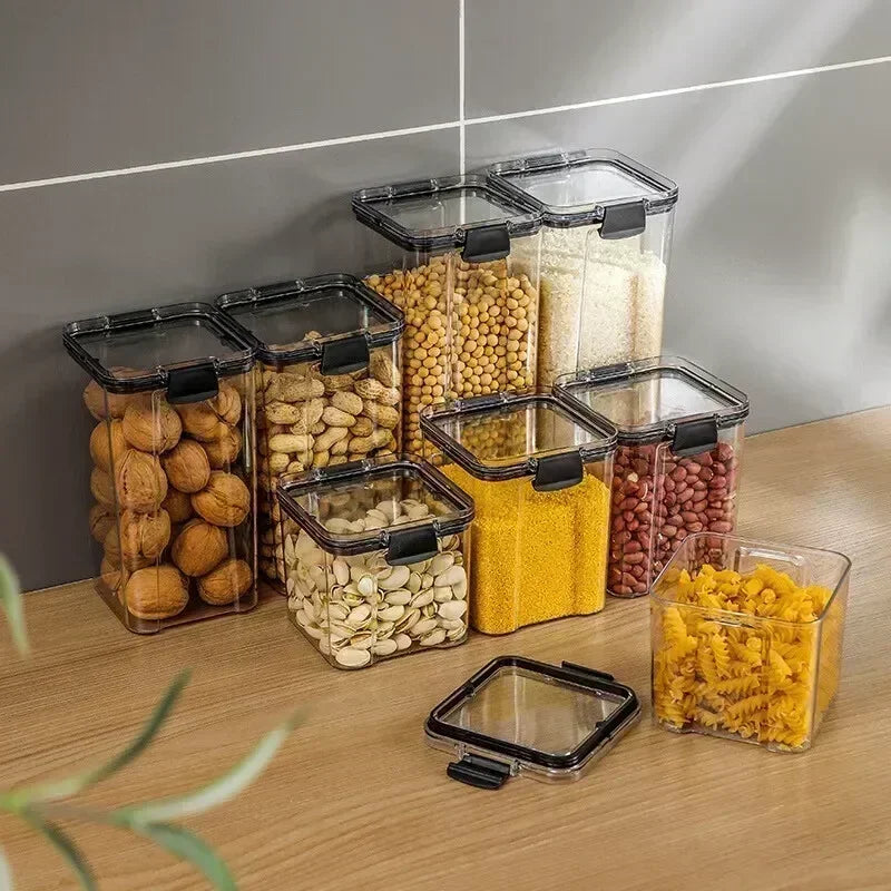Kitchen Stackable Sealed Jar Food Storage Box